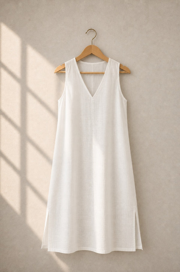 White Cotton Slip