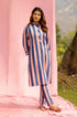 Neel Stripe Straight Fit Kurta Pant Set