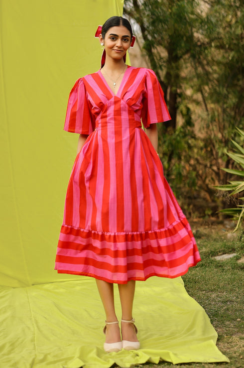 Sunberry Stripe Dress