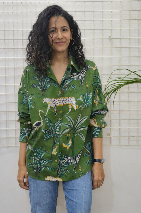 Tropical Jungle Printed Shirt