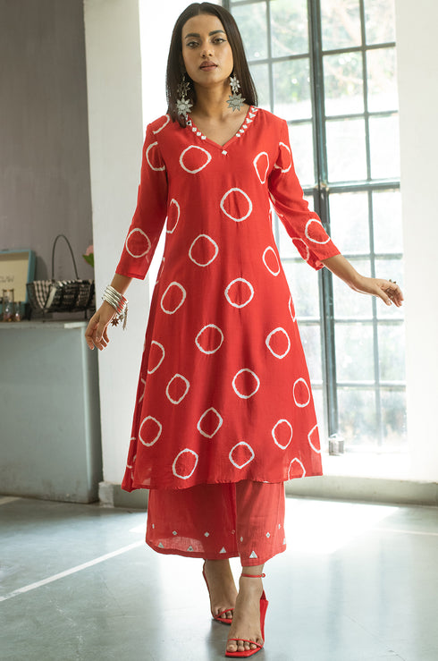 Ditya Kurta Palazzo - Set Of 2