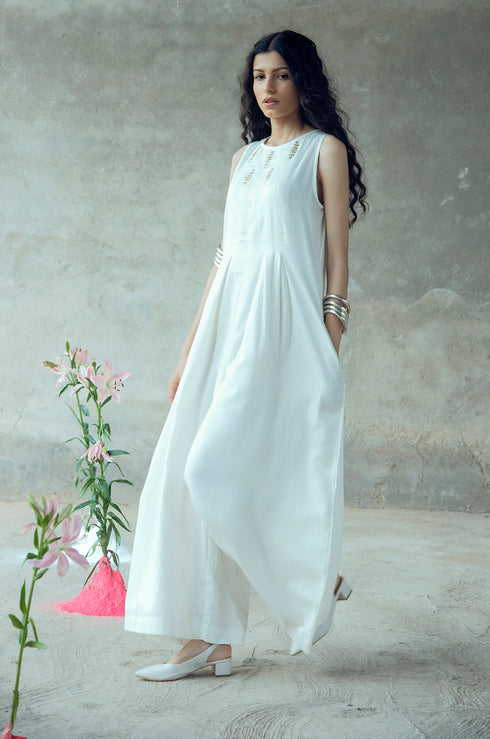 Vividha Pitthan Work Sleeveless Jumpsuit