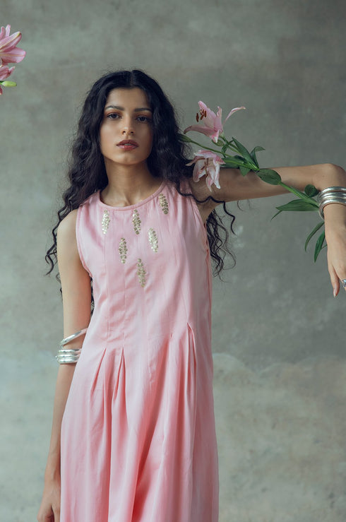 Sundari Pitthan Work Sleeveless Jumpsuit