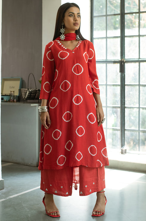 Ditya Kurta Palazzo - Set Of 2