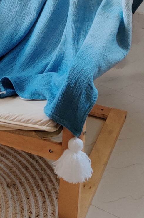 Blue Ombre Throw