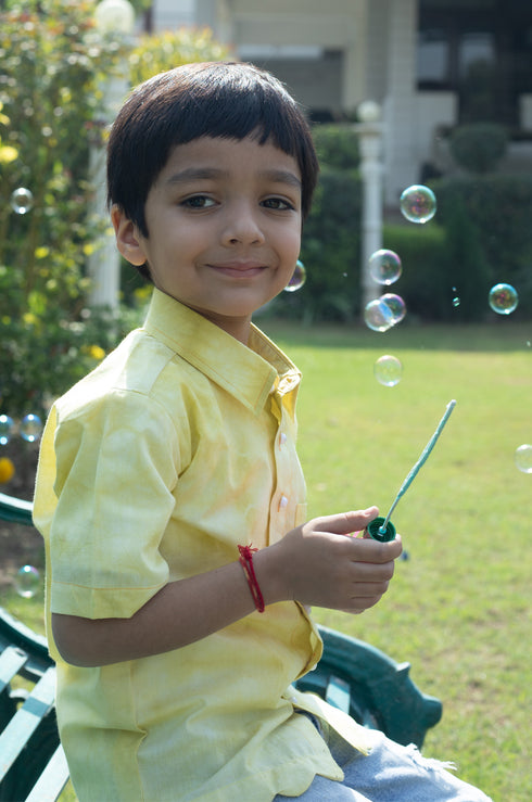 Yellow Tie Dye Shirt (Boy)
