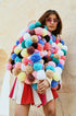 Colorful Pom-pom Jacket