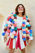 Colorful Pom-pom Jacket