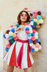 Colorful Pom-pom Jacket