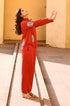 Diyu Sequin Embroidered Red Co-Ord Set