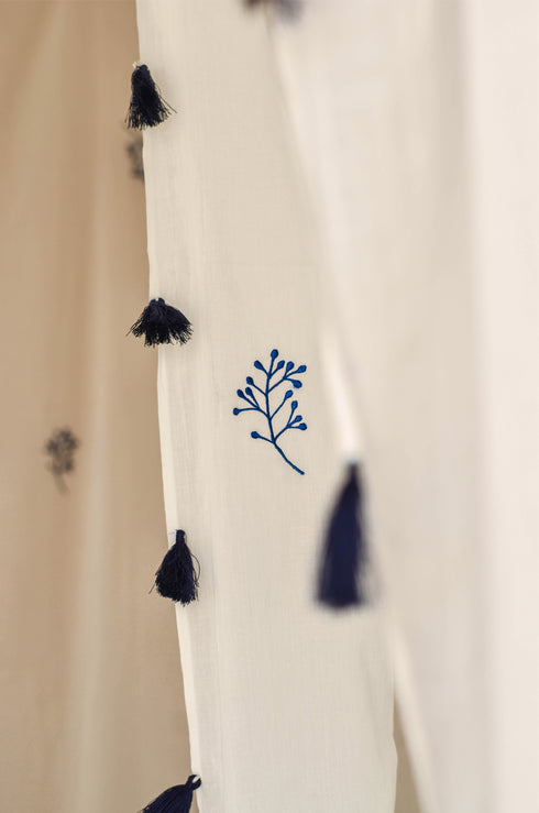 Dove White Curtains - Set Of 2