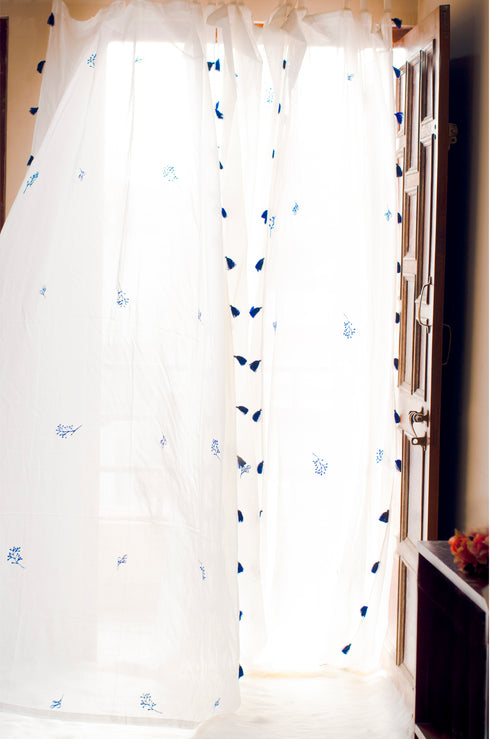 Dove White Curtains - Set Of 2