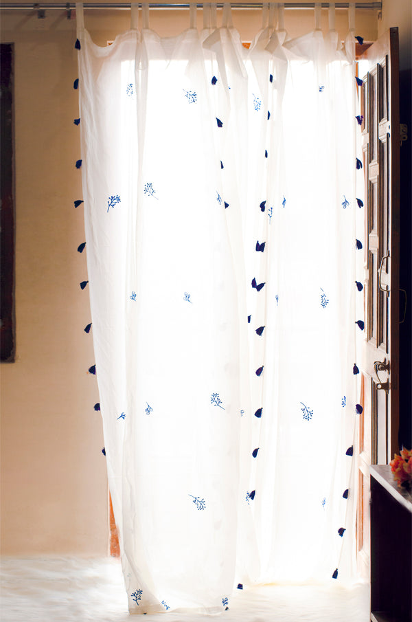 Dove White Curtains - Set Of 2