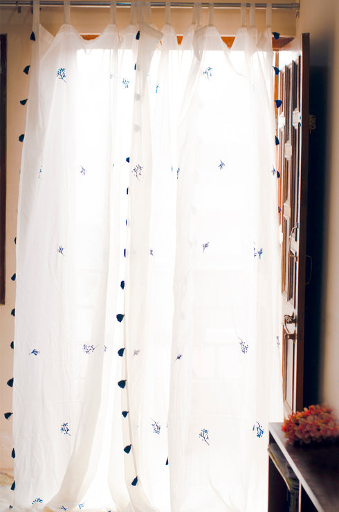 Dove White Curtains - Set Of 2