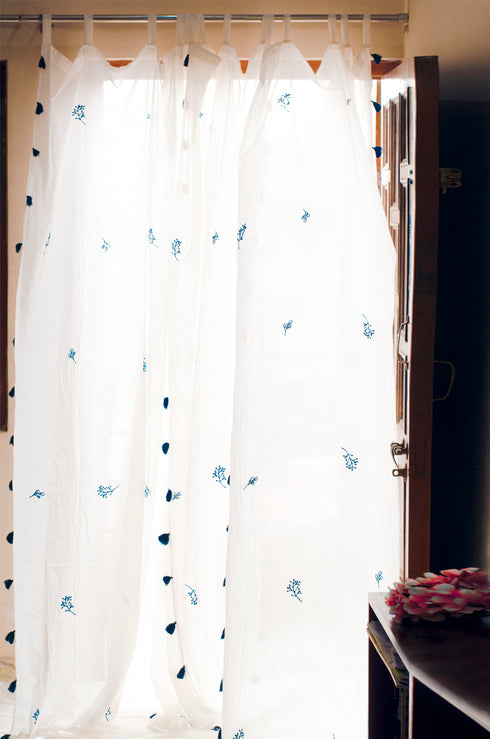 Dove White Curtains - Set Of 2