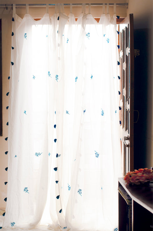 Dove White Curtains - Set Of 2
