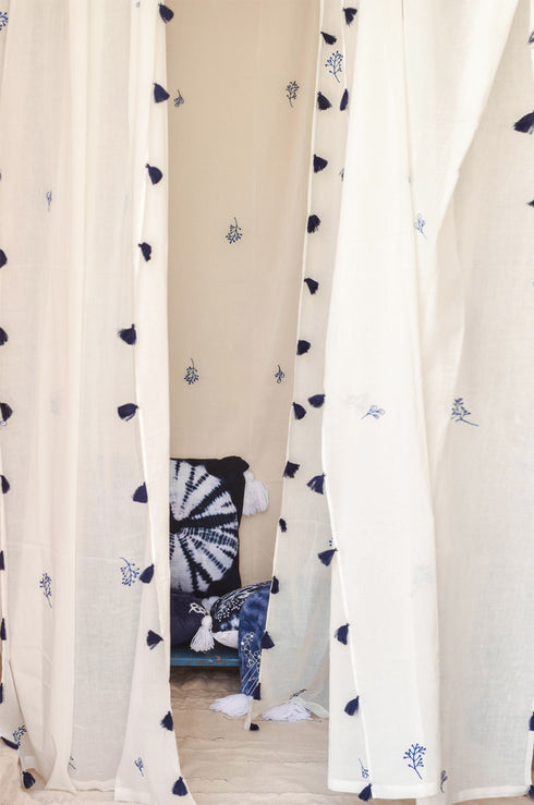 Dove White Curtains - Set Of 2