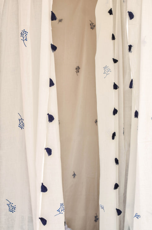 Dove White Curtains - Set Of 2