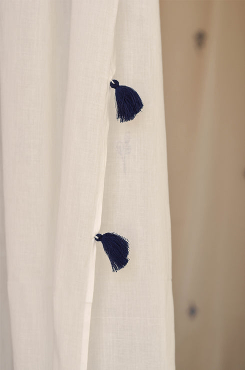 Dove White Curtains - Set Of 2