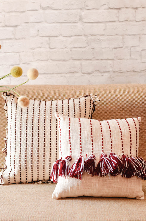 Faye Tassels Cushion Cover