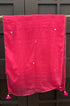 Model posing in pink dupatta online.