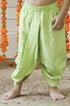 Green High Low Kurta Dhoti : Set Of 2