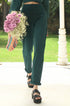 Green Embroidered Pant