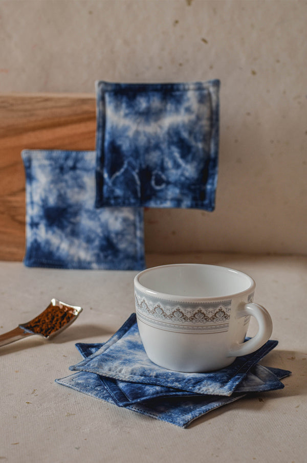 Indigo Coaster : Set Of 2