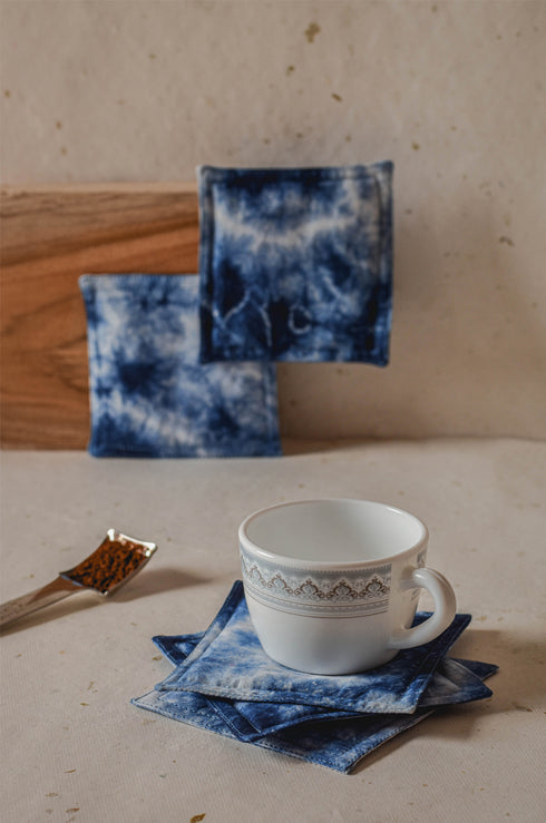 Indigo Coaster : Set Of 2