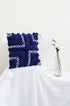 Indigo Fringes Cushion Cover