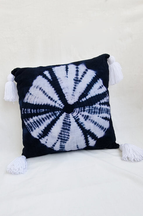 Indigo Shibori Cushion Cover