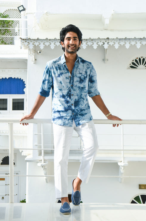 Indigo Tie Dye Shirt