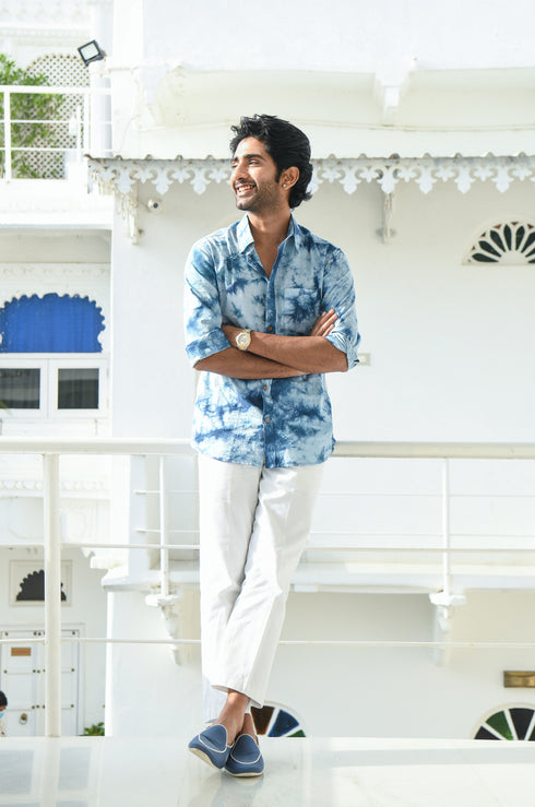Indigo Tie Dye Shirt
