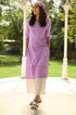 Lilac Embroidered Kurta