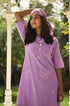 Lilac Embroidered Kurta