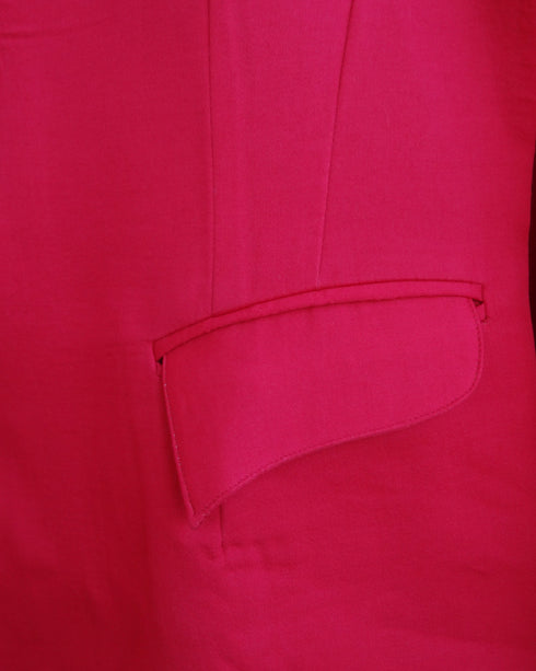 Pink Mirror Embroidered Blazer