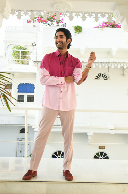 Pink Ombre Shirt