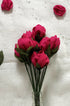 Pink Rose Handmade Flower (Bunch of 10)