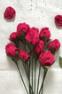Pink Rose Handmade Flower (Bunch of 10)