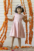 Pink Tissue Chanderi Dress (Girl)