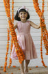 Pink Tissue Chanderi Dress (Girl)