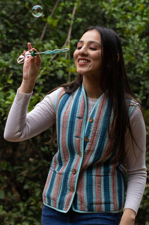 Polly Quilted Sleeveless Jacket