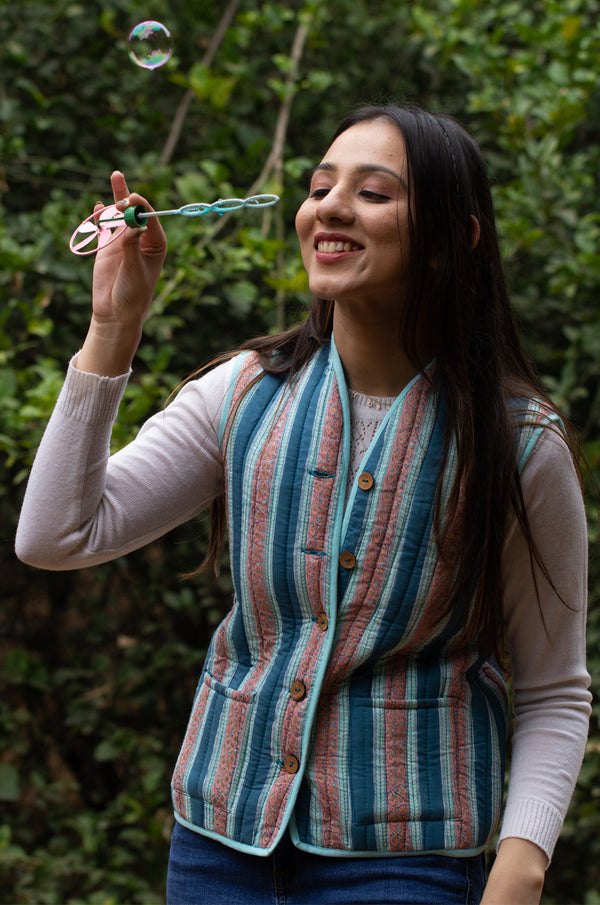 Polly Quilted Sleeveless Jacket