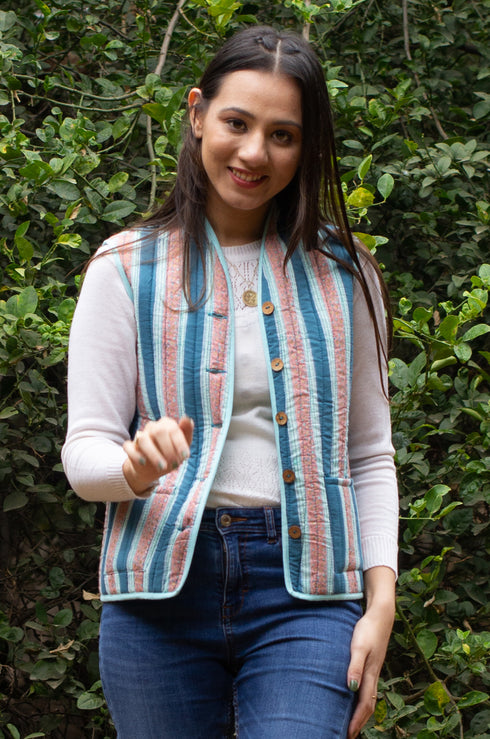 Polly Quilted Sleeveless Jacket