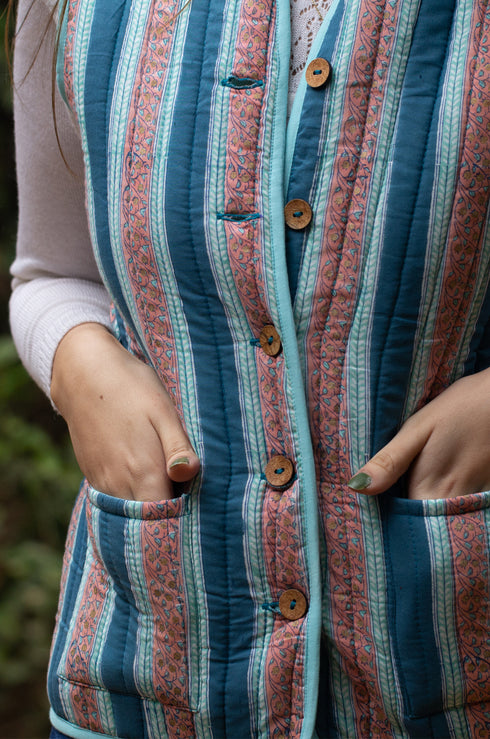 Polly Quilted Sleeveless Jacket