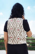 Red Mirror Embroidered Waistcoat