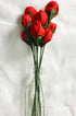 Red Rose Handmade Flower (Bunch of 10)