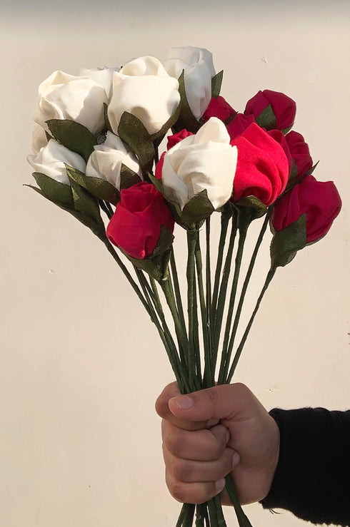 Rose Handmade Flower (Bunch of 10)