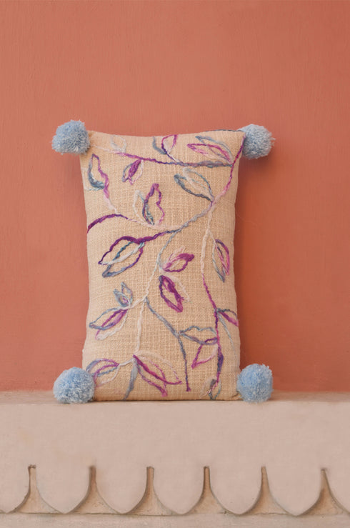 Suki Embroidered Cushion Cover
