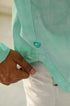 Turquoise Tie-Dye Kurta